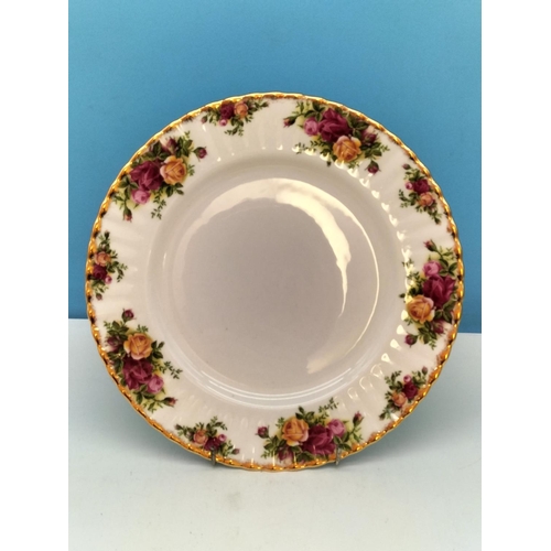 136 - Royal Albert 'Old Country Roses' 27cm Dinner Plates (6). Seconds Quality.