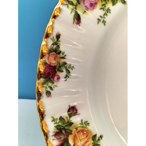 136 - Royal Albert 'Old Country Roses' 27cm Dinner Plates (6). Seconds Quality.