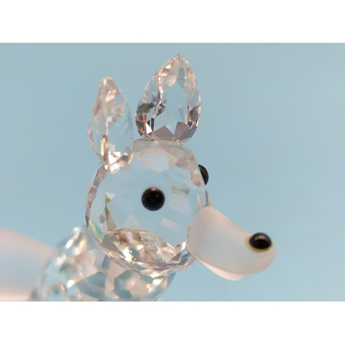 171 - Swarovski Crystal Fox Figure (5cm High x 7cm) From The Woodlands Friends Collection Designed by Adi ... 