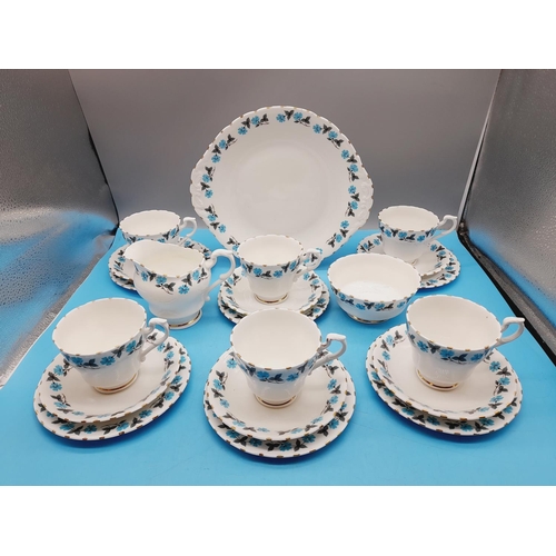 190 - 2 Boxes of Mixed Cups and Saucers to include Queen Anne, Duchess China, Staffordshire, etc