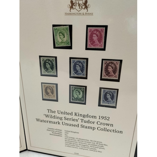 192 - Harrington & Byrne Sets (2) - 'The United Kingdom 1952 Wilding Series Tudor Crown Watermark Unused S... 