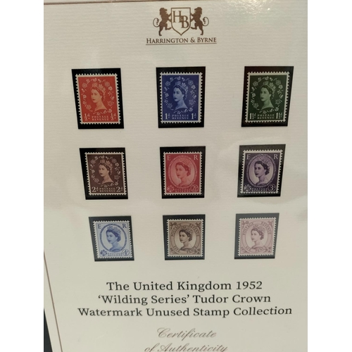 192 - Harrington & Byrne Sets (2) - 'The United Kingdom 1952 Wilding Series Tudor Crown Watermark Unused S... 