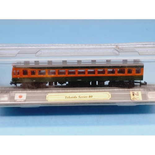 196 - Del Prado 'N' Gauge Model Trains 'Locomotives of the World' (10) to include ETR 500, EF210, Renfc 31... 