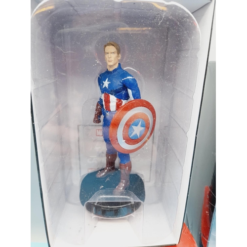 221 - Boxed and Sealed Marvel Figures (4) to include Captain America, Black Widow, Iron Man and Tharios. T... 