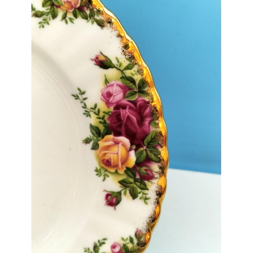 251 - Royal Albert 'Old Country Roses' 21cm Salad/Dessert Plates (6). Seconds Quality.