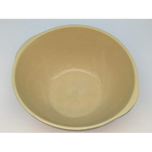 257 - 4.5L Pale Blue and Cream Kitchen Craft Mixing Bowl. 28cm Diameter, 13.5cm High.