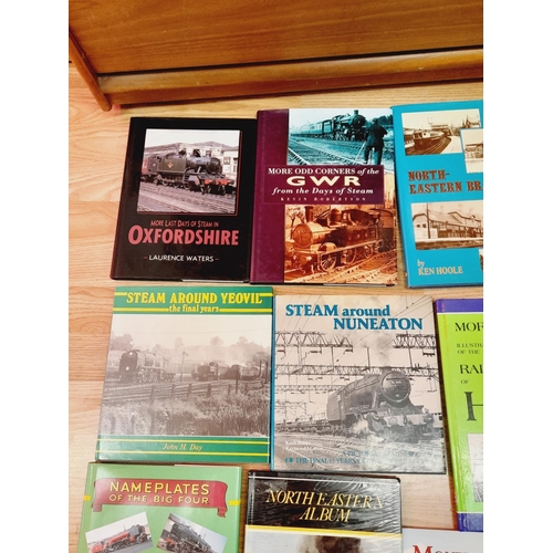 262 - Collection of Railway Related Reference Books to include More Engine Sheds in Camera, Steam Around N... 