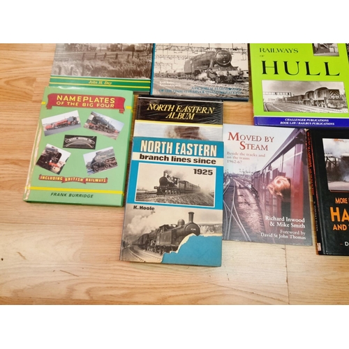 262 - Collection of Railway Related Reference Books to include More Engine Sheds in Camera, Steam Around N... 