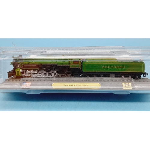 291 - Del Prado 'N' Gauge Model Trains 'Locomotives of the World' (10) to include DB V60, RC4 B-B, P8 Clas... 