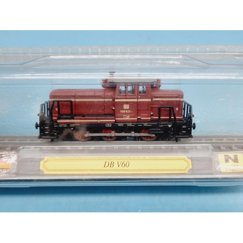 291 - Del Prado 'N' Gauge Model Trains 'Locomotives of the World' (10) to include DB V60, RC4 B-B, P8 Clas... 