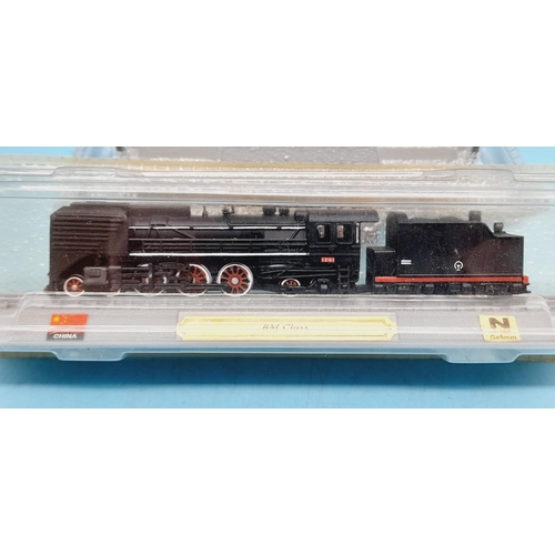 291 - Del Prado 'N' Gauge Model Trains 'Locomotives of the World' (10) to include DB V60, RC4 B-B, P8 Clas... 