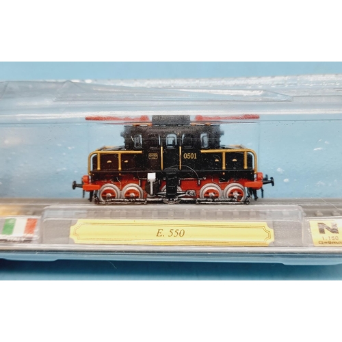 291 - Del Prado 'N' Gauge Model Trains 'Locomotives of the World' (10) to include DB V60, RC4 B-B, P8 Clas... 