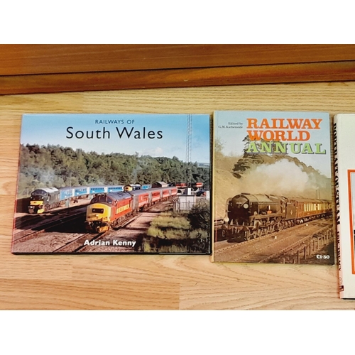 305 - Collection of Railway Related Reference Books to include 1962-1971 Locospotters Annuals, Portrait of... 