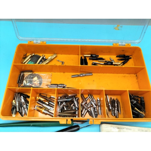 306 - Box of Calligraphy Pens and Nibs.