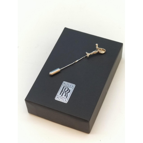 334 - Boxed Rolls Royce 'Spirit of Ecstasy' Lapel Pin.