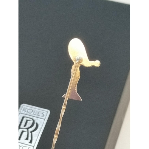 334 - Boxed Rolls Royce 'Spirit of Ecstasy' Lapel Pin.