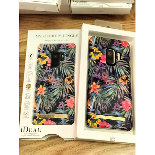 352 - Large Collection (Approx 50) of New and Sealed Ideal of Sweden Phones Cases for Samsung Galaxy S10/S... 