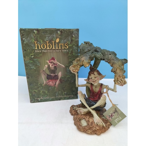 353 - Boxed Hoblins Figure 'Pod'. 21 x 18 x 28cm.