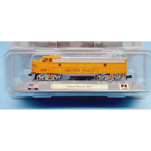 361 - Del Prado 'N' Gauge Model Trains 'Locomotives of the World' (10) to include VIA Rail LRC, SNCF BB 22... 