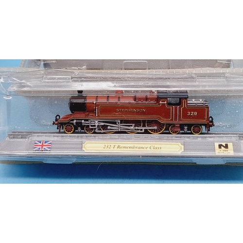 361 - Del Prado 'N' Gauge Model Trains 'Locomotives of the World' (10) to include VIA Rail LRC, SNCF BB 22... 