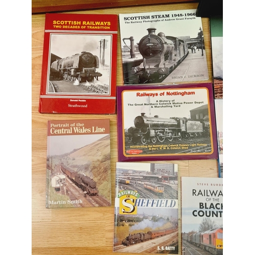 393 - Collection of Railway Related Reference Books to include Western Region Steam, Scottish Steam Days R... 