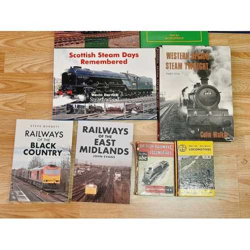 393 - Collection of Railway Related Reference Books to include Western Region Steam, Scottish Steam Days R... 