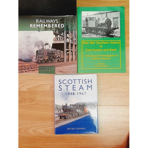 393 - Collection of Railway Related Reference Books to include Western Region Steam, Scottish Steam Days R... 