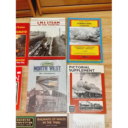 395 - Collection of Railway Related Reference Books to include Railways of Wales in the 1960's, Railway Th... 