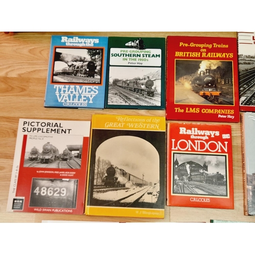 395 - Collection of Railway Related Reference Books to include Railways of Wales in the 1960's, Railway Th... 