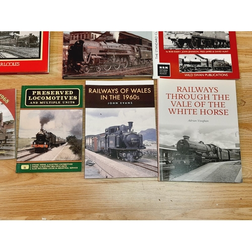 395 - Collection of Railway Related Reference Books to include Railways of Wales in the 1960's, Railway Th... 