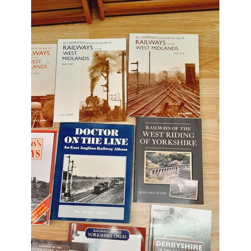 426 - Collection of Railway Related Reference Books to include Dairy of a Trainspotter, Doctor on the Line... 