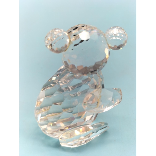 432 - Swarovski Crystal 4cm 'Koala' Figure (Left Facing) From The Endangered Species Collection Designed b... 