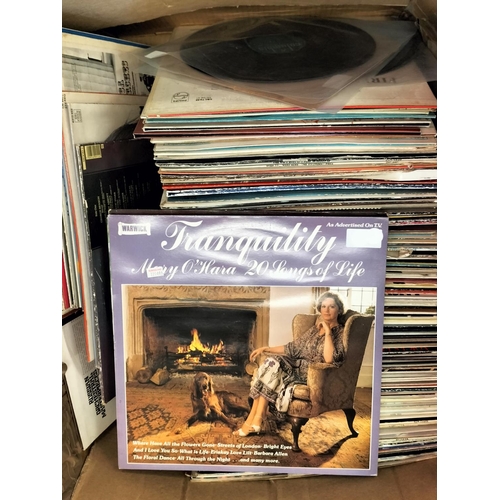 450 - Large Collection of Vinyl Records, Various Artists, 1960-1990, Mostly Easy Listening.