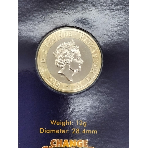 455 - 4 x Change Checker Sealed Coins to include 'William Shakespeare' £2 Coins and 'Sapphire Jubilee £5 C... 