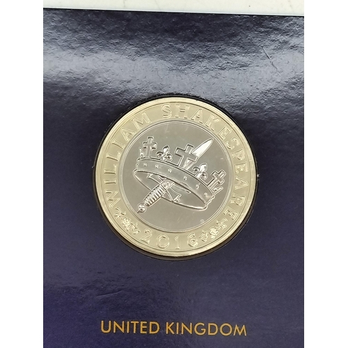 455 - 4 x Change Checker Sealed Coins to include 'William Shakespeare' £2 Coins and 'Sapphire Jubilee £5 C... 