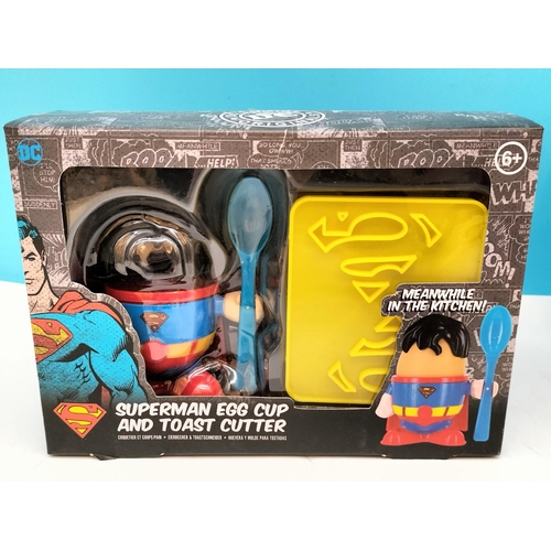 458 - Collection of DC Comics Superman Figure Items to include Boxed Mug, LEGO Clock, Bubble Bath, 1979 Co... 