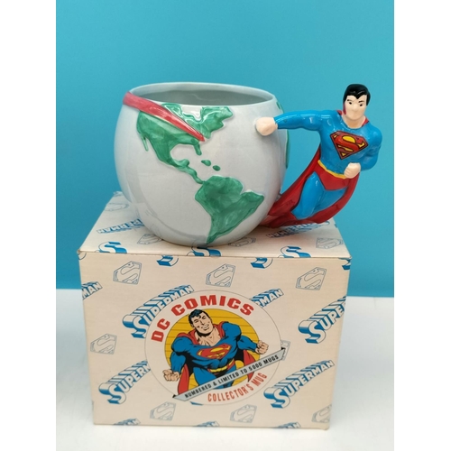 458 - Collection of DC Comics Superman Figure Items to include Boxed Mug, LEGO Clock, Bubble Bath, 1979 Co... 