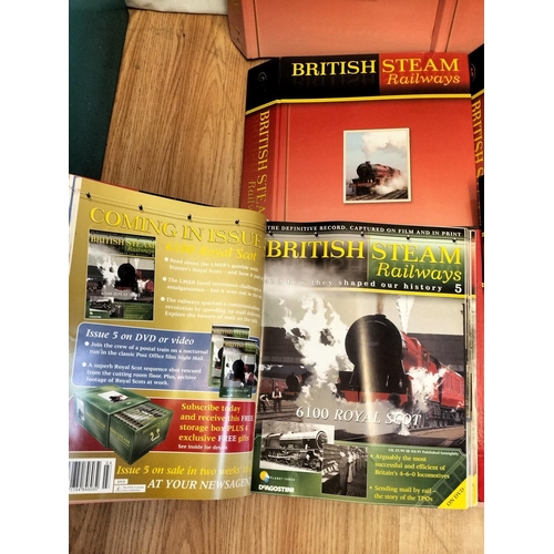 490 - 'British Steam Railways and How They Shaped Our History' Deagostini Collection Volumes 1-98 with Acc... 