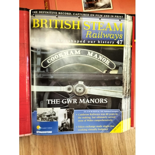 490 - 'British Steam Railways and How They Shaped Our History' Deagostini Collection Volumes 1-98 with Acc... 