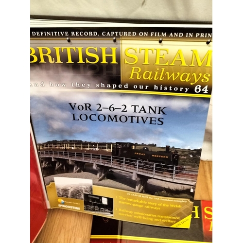 490 - 'British Steam Railways and How They Shaped Our History' Deagostini Collection Volumes 1-98 with Acc... 