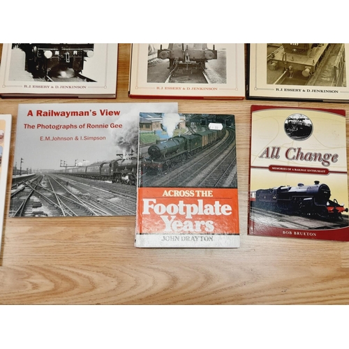 519 - Collection of Railway Related Reference Books to include Midland Locomotives Volumes 1-4, Around the... 