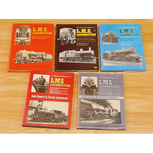 519 - Collection of Railway Related Reference Books to include Midland Locomotives Volumes 1-4, Around the... 