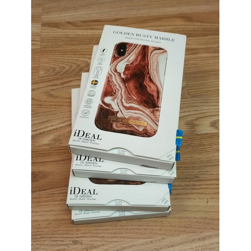 582 - Large Collection (Approx 115) of New and Sealed Ideal of Sweden Phones Cases for iPhone XS Max, iPho... 