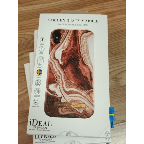 582 - Large Collection (Approx 115) of New and Sealed Ideal of Sweden Phones Cases for iPhone XS Max, iPho... 