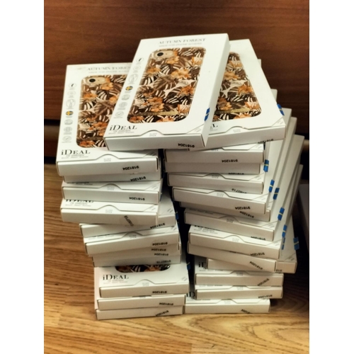 582 - Large Collection (Approx 115) of New and Sealed Ideal of Sweden Phones Cases for iPhone XS Max, iPho... 