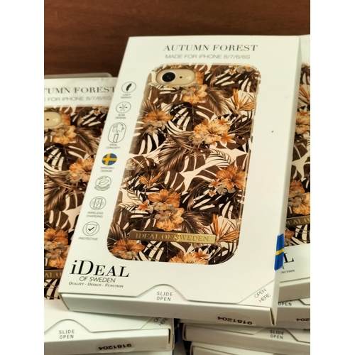 582 - Large Collection (Approx 115) of New and Sealed Ideal of Sweden Phones Cases for iPhone XS Max, iPho... 