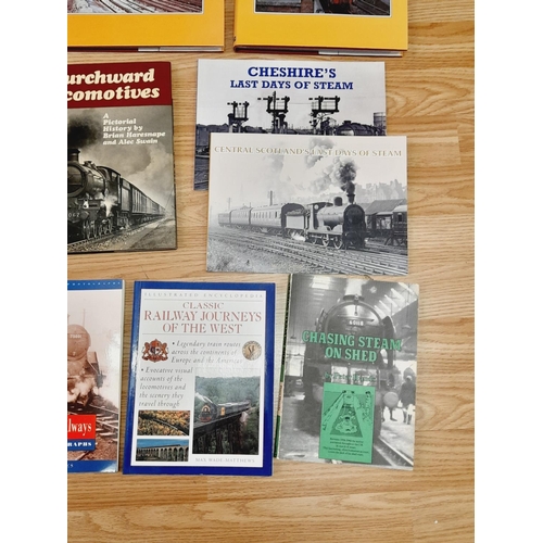 626 - Collection of Railway Related Reference Books to include Classic Steam, Cotswold Memories, Cheshire ... 