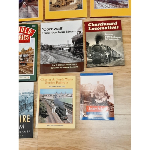 626 - Collection of Railway Related Reference Books to include Classic Steam, Cotswold Memories, Cheshire ... 