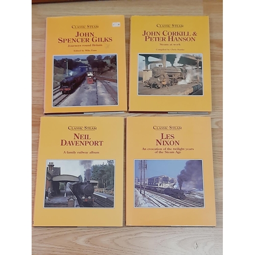 626 - Collection of Railway Related Reference Books to include Classic Steam, Cotswold Memories, Cheshire ... 