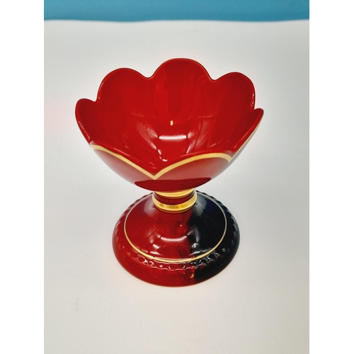 7 - Royal Doulton Flambe Egg on Stand No 2784. Overall Height 14cm.